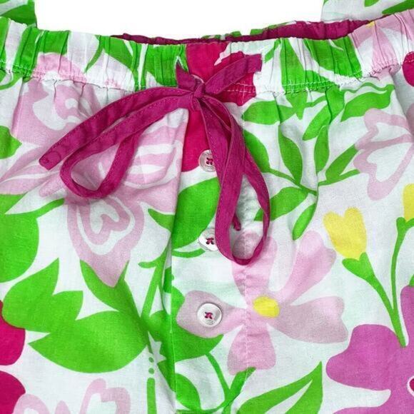 Lilly Pulitzer Bright Floral Butterfly Cotton Pajama Pants Size XS‎ - Picture 5 of 8